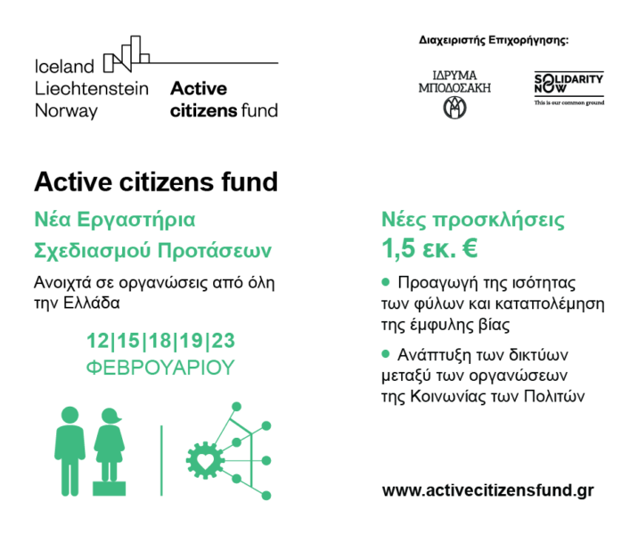 Επανάληψη: Σχεδιασμός Προτάσεων για το πρόγραμμα Active citizens fund: Πρόσκληση «Ανάπτυξη Δικτύων»